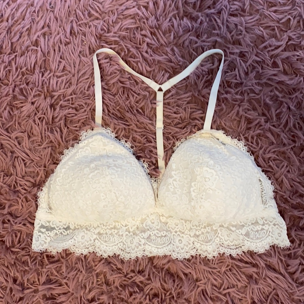Off-white Aerie Eyelash Lace Padded Bralette